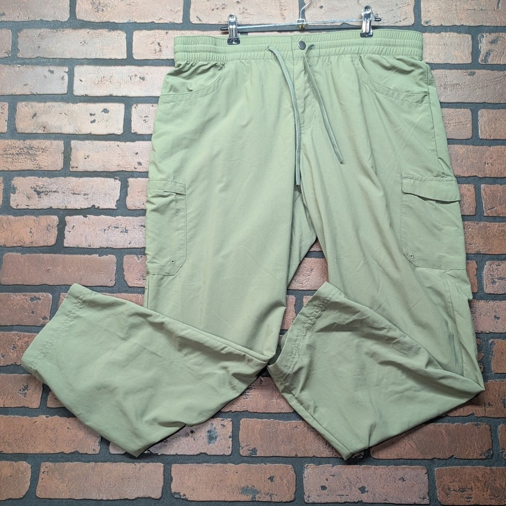 Columbia Women's L Hiking Pants Convertible Roll-Up Cargo Lightweight Breathable